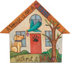 "Sweet Companion" House Shaped Plaque