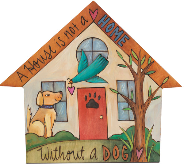 "Sweet Companion" House Shaped Plaque