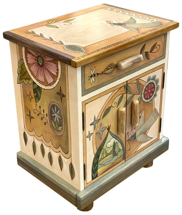 Nightstand Cabinet Set