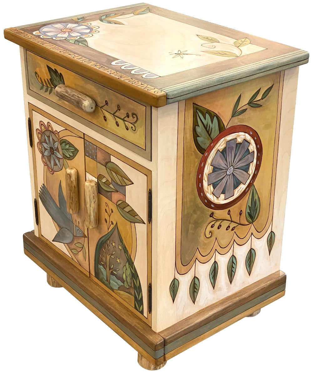 Nightstand Cabinet Set