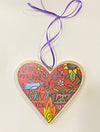 "Loco Love" Heart Ornament