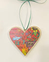 "Loco Love" Heart Ornament