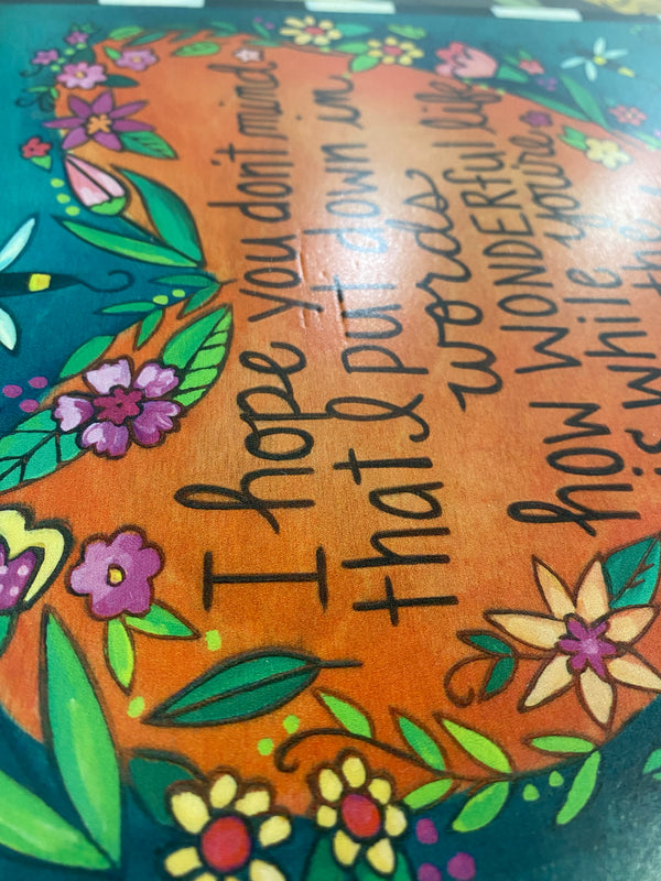 "Love Note" Plaque