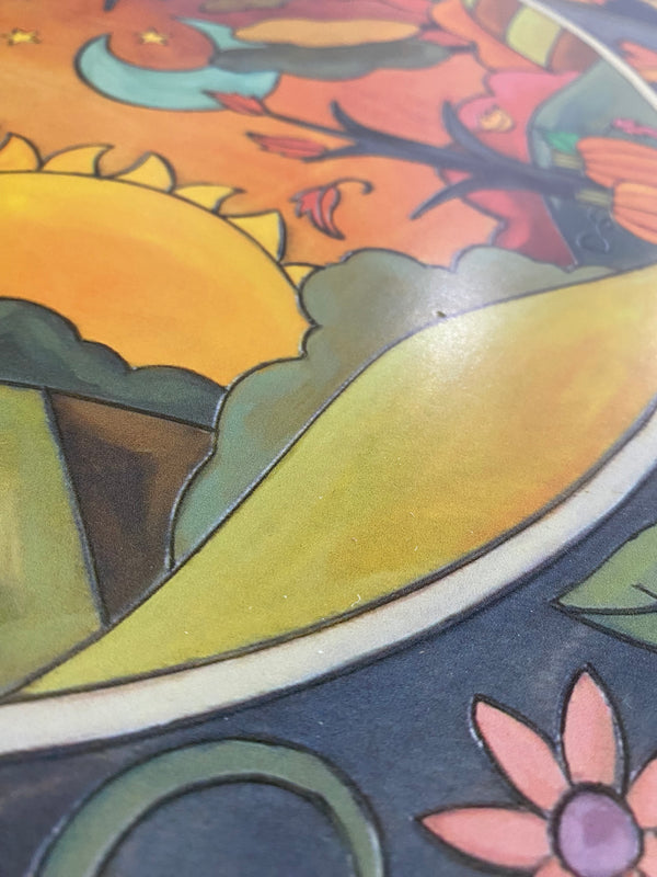 "Golden Hour" Lazy Susan