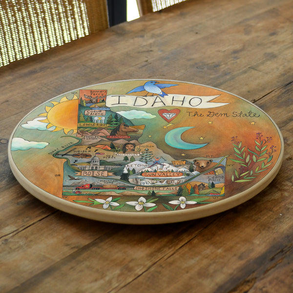 Idaho Lazy Susan | "Esto Perpetua"