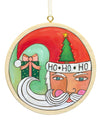 "Kris Kringle" Circle Ornament