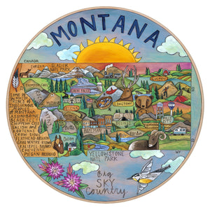 Montana Lazy Susan | "The Last Best State"