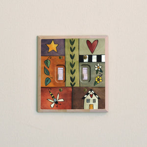 Light Switch Plate - "Live with Love"