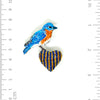 Bird Love Brooch Pin