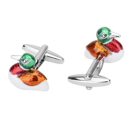 Mallard Duck Cuff Links