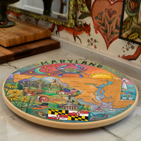 Maryland Lazy Susan | "America in Miniature"