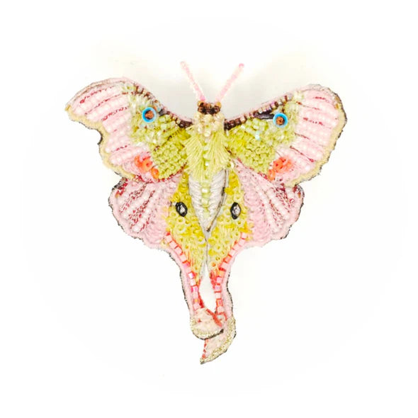 Moon Moth Brooch Pin