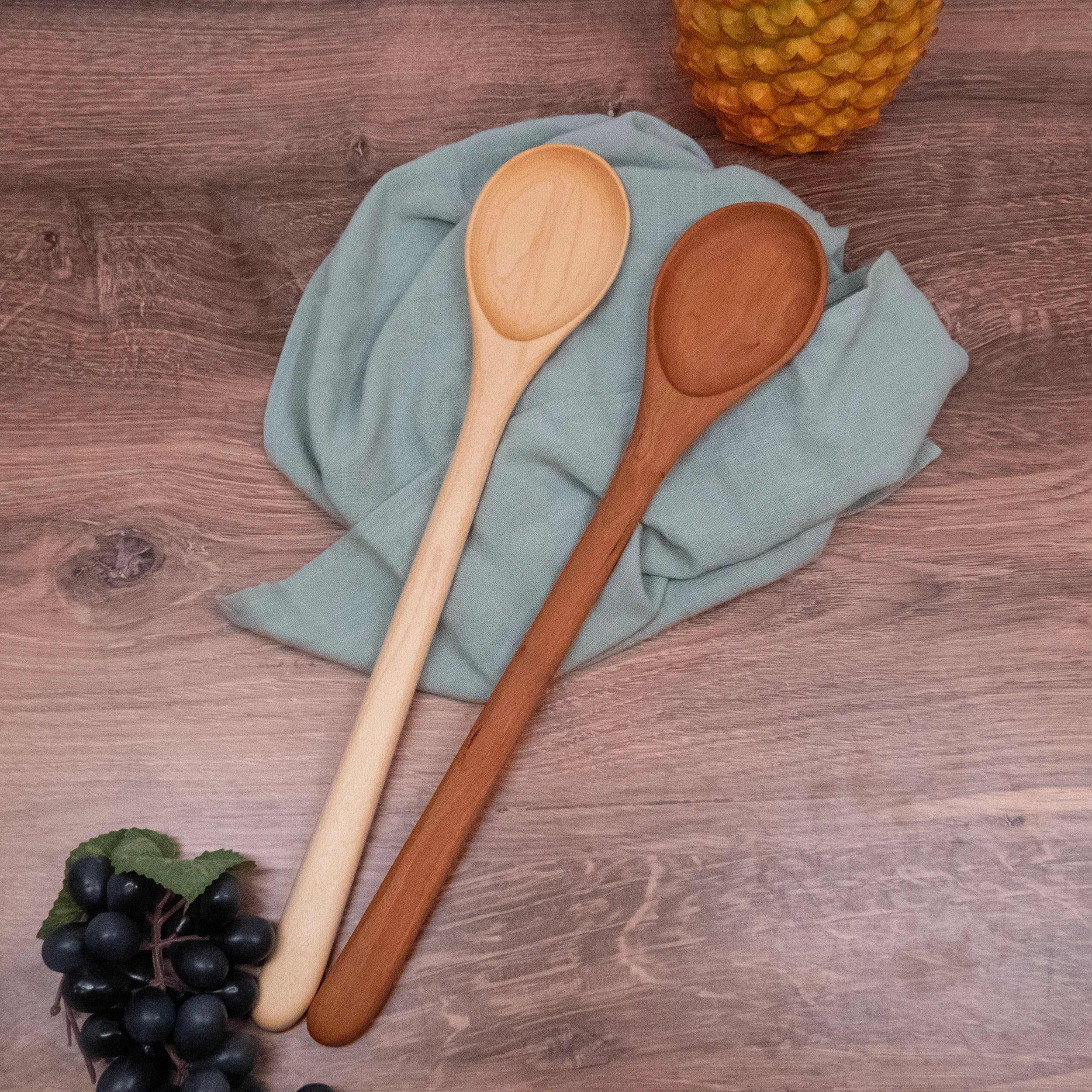 Wooden Long Oval Spoon