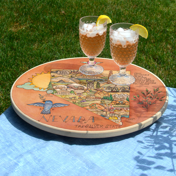 Nevada Lazy Susan | "Silver State"
