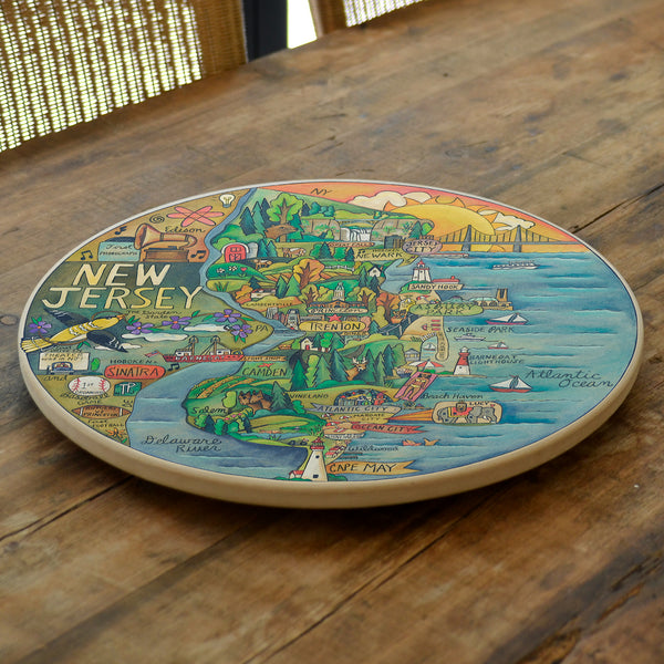 New Jersey Lazy Susan | "The Glorious Garden State"