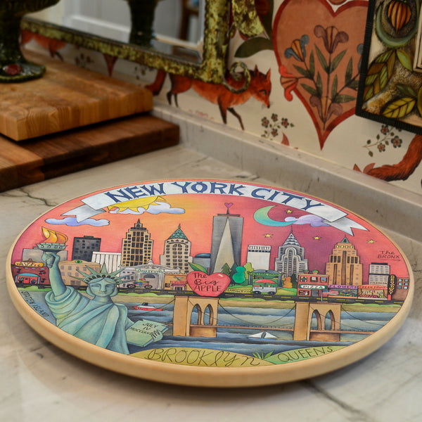New York City Lazy Susan | "The City That Never Sleeps"