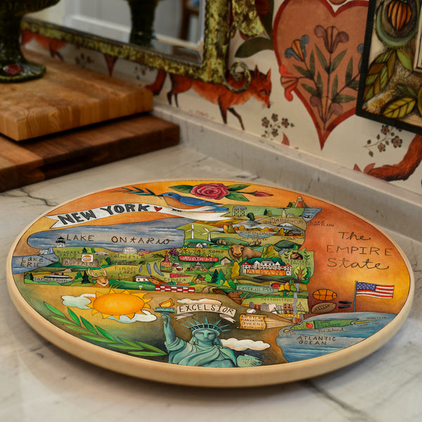 New York Lazy Susan | "New York State of Mind"