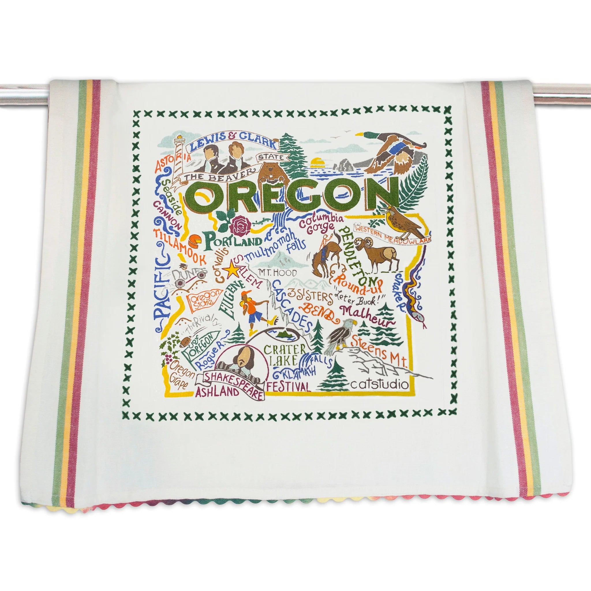 Oregon Dish Towel