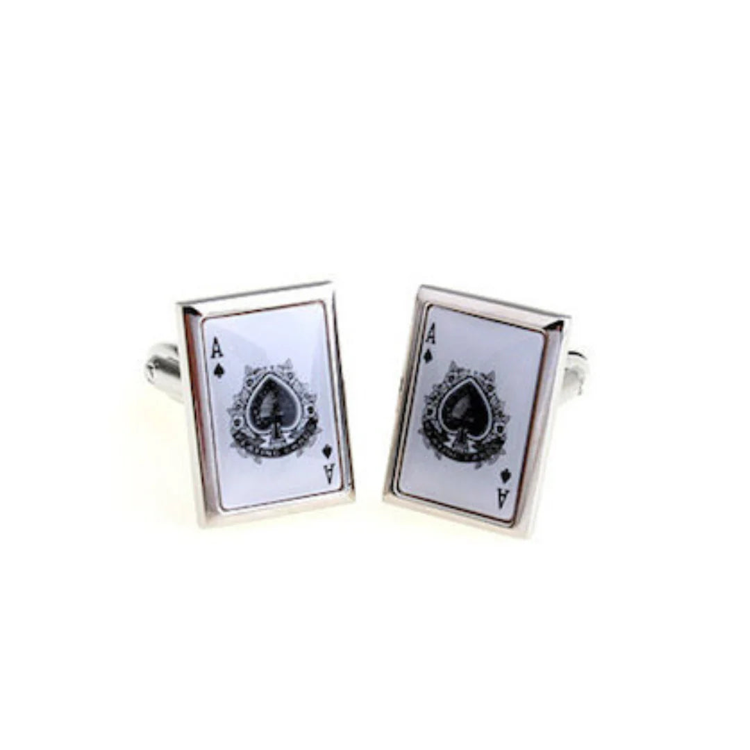 Pair of Aces Cuff Links