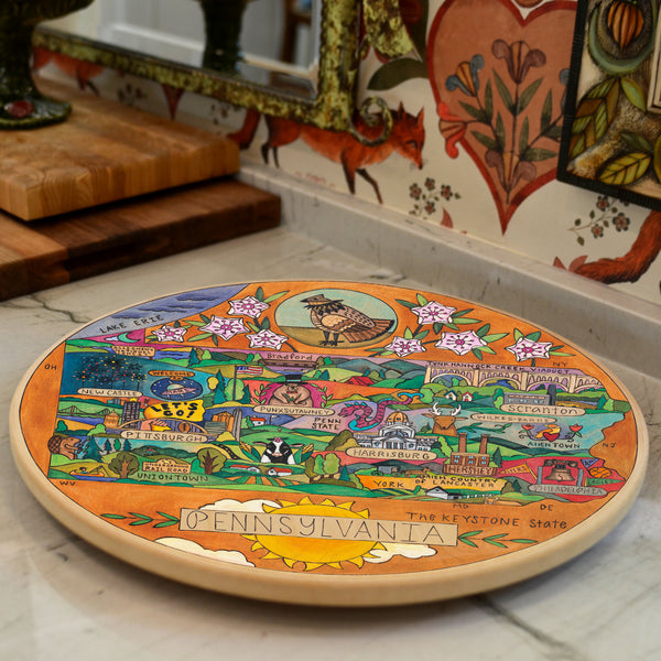 Pennsylvania Lazy Susan | "Quaker State"