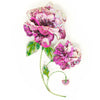 Purple Peony Brooch Pin