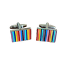 Rainbow Stripes Cuff Links