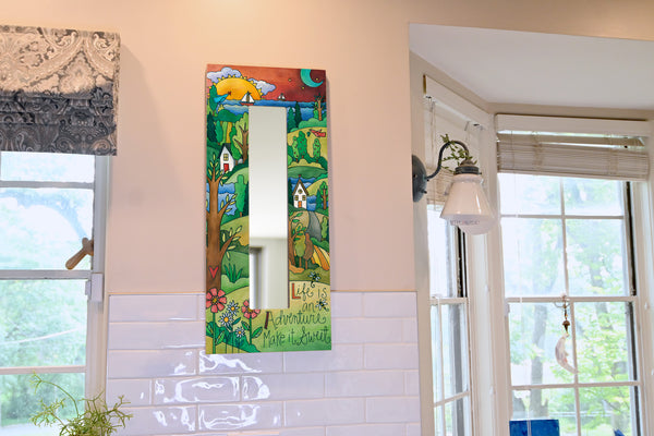 "The Right Path" Rectangular Mirror