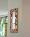 "Playful Patchwork" Rectangular Mirror