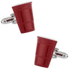 Red Solo Cup Cuff Links