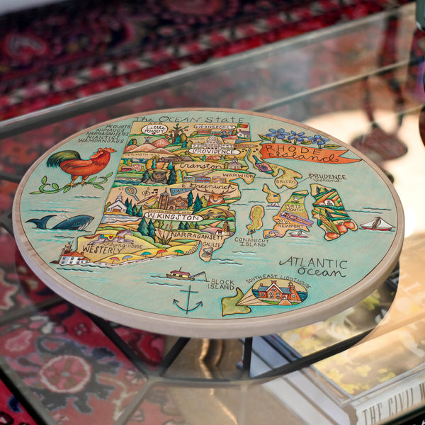 Rhode Island Lazy Susan | "The Ocean State"