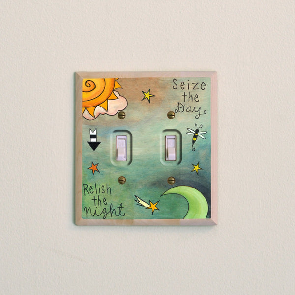 Light Switch Plate - "Rise & Shine"