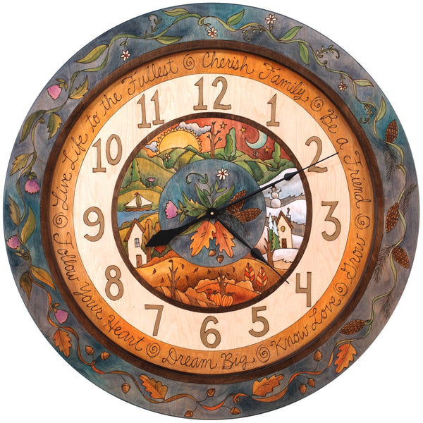 36" Round Wall Clock