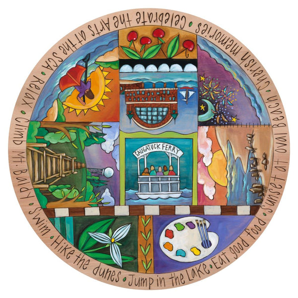 Michigan Lazy Susan | "Saugatuck Days"