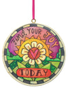 "Simple Things" Circle Ornament