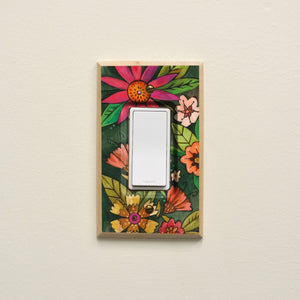 Light Switch Plate - "Hand Picked Pinks"