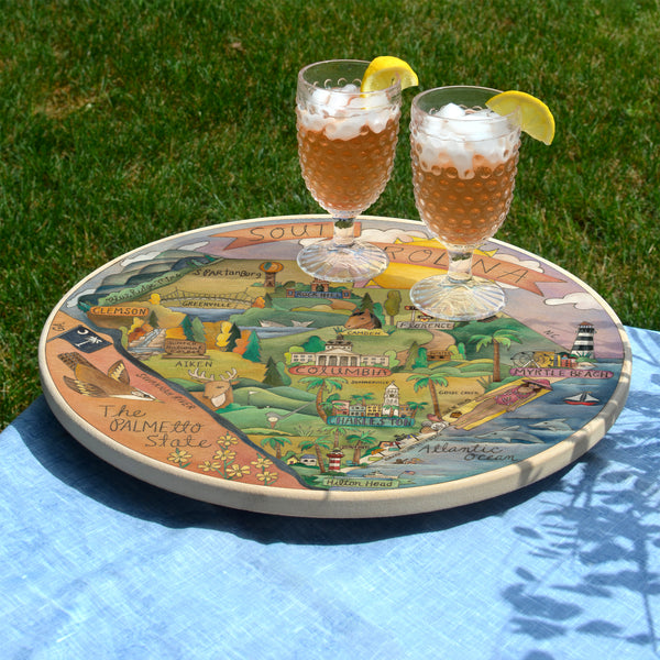 South Carolina Lazy Susan | "The Palmetto State"