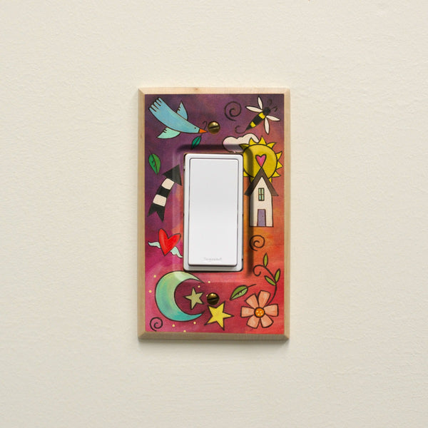 Light Switch Plate - "Sweet Dreams"