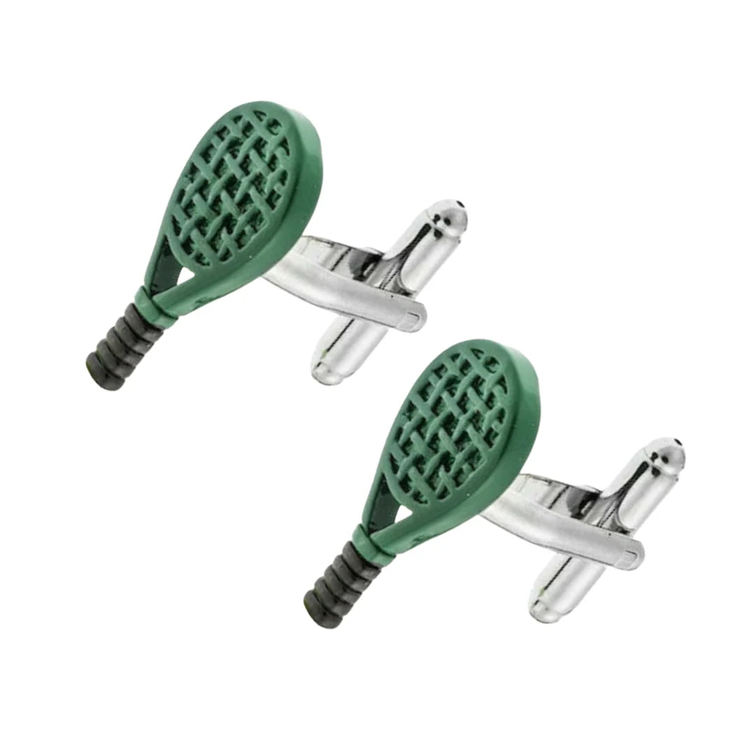 Tennis Racquet Cuff Links