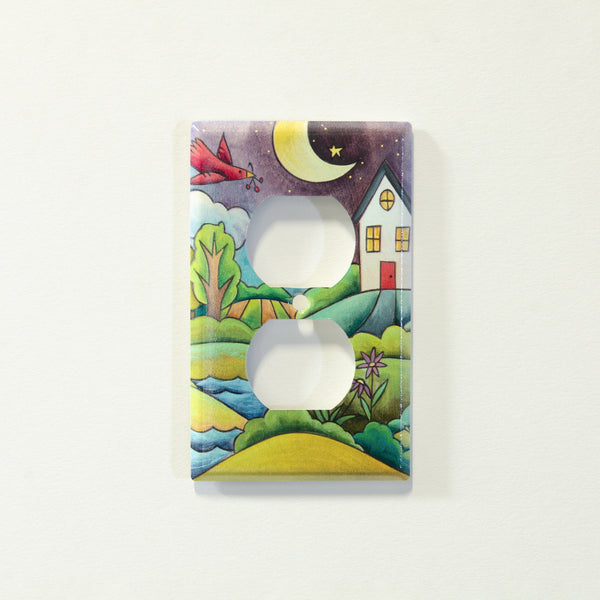 "The Uphill Path" Light Switch Plate | Rocker
