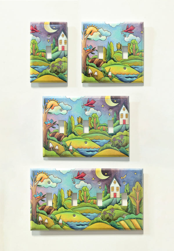 "The Uphill Path" Light Switch Plate | Toggle