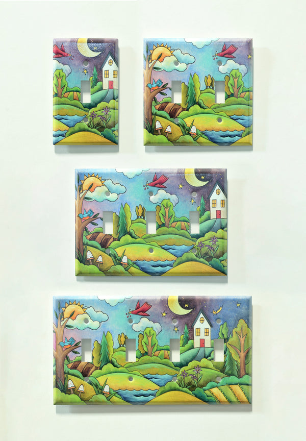 "The Uphill Path" Light Switch Plate | Toggle