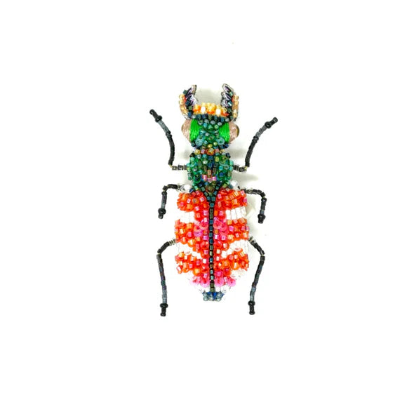 Tiger Beetle Brooch Pin