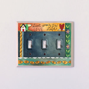 Light Switch Plate - "Happy Home"