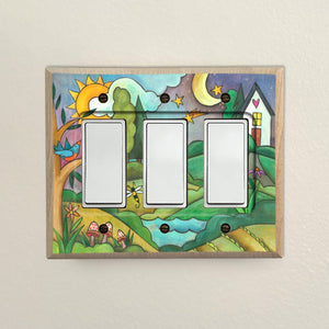 Light Switch Plate - "The Hills Are Alive"