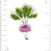 Turnip Brooch Pin