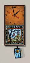 "Take the Time" Small Pendulum Clock