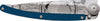 Pocket Knife | Blue Aluminum + Globe Trotter