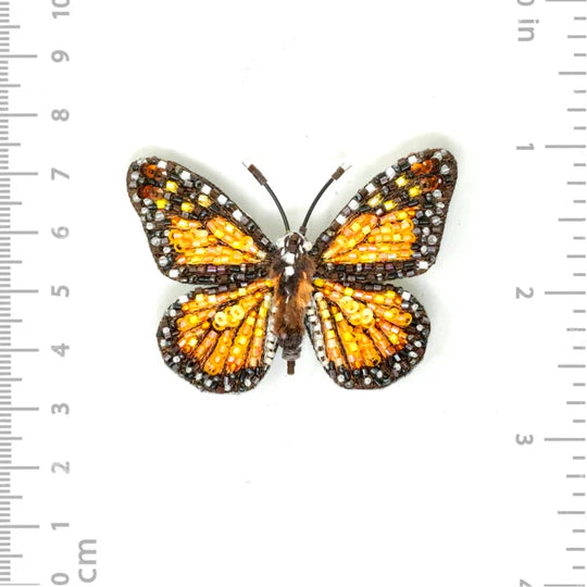 Wanderer Monarch Butterfly Brooch Pin