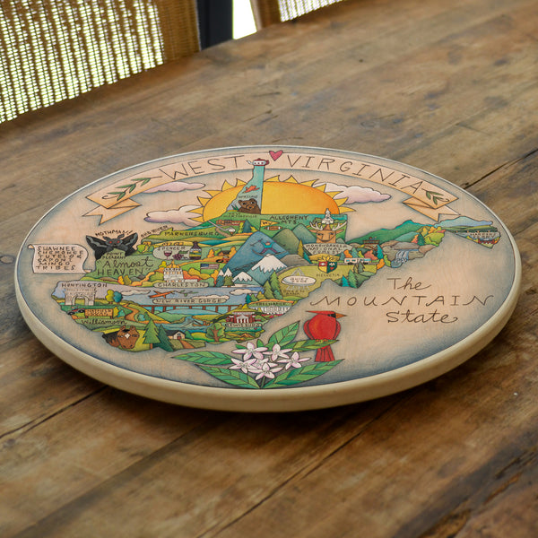 West Virginia Lazy Susan | "Wild and Wonderful"