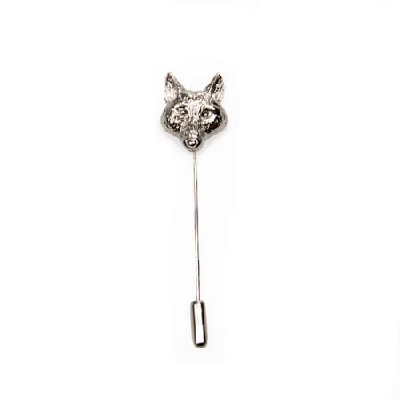 Wolf Head Lapel Pin